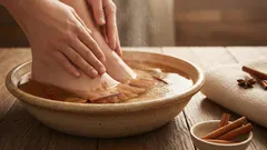 シナモンの足湯:本当に効果があるのか、試すべきタイミングはいつ?